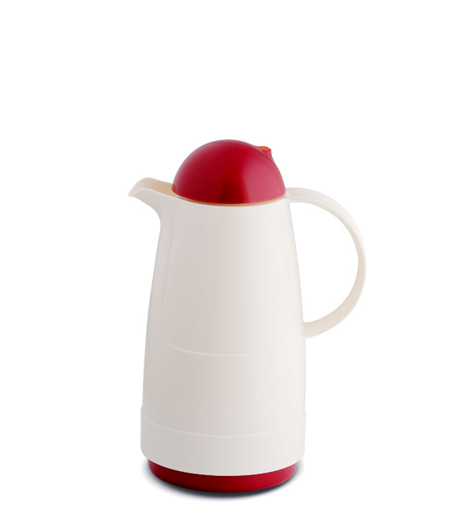 Isolierkanne 200 CHRISTINE –SALE– - white/plum