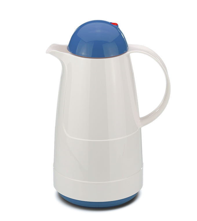 Isolierkanne 210 CHRISTINE –SALE– - white/royal