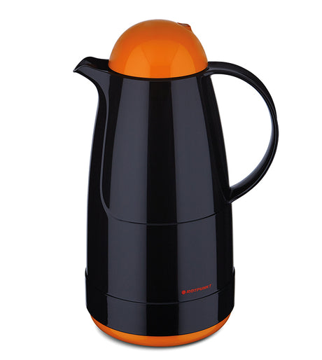 Isolierkanne 200/210/215 CHRISTINE –Electric Edition– - 1,5 l | black/electric clementine