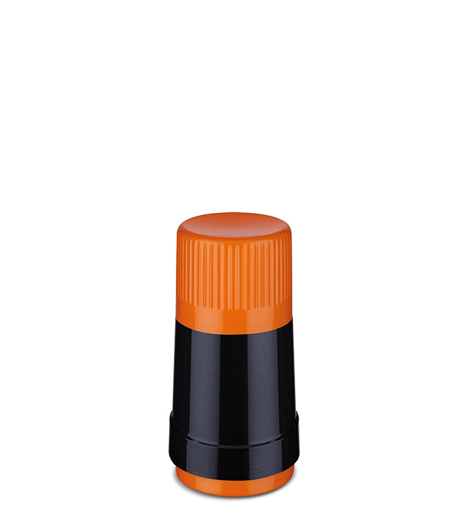 Isolierflasche 40 MAX –Electric Edition– - 0,125 l | black/electric clementine