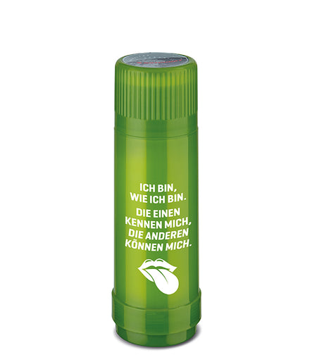 Isolierflasche 40 MAX „Ich bin, wie ich bin“ - 0,5 l | glossy absinth