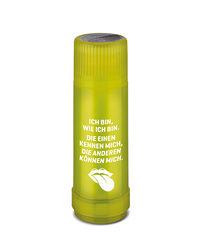 Isolierflasche 40 MAX „Ich bin, wie ich bin“ - 0,75 l | glossy canary