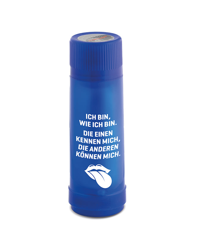 Isolierflasche 40 MAX „Ich bin, wie ich bin“ - 0,75 l | glossy saphir