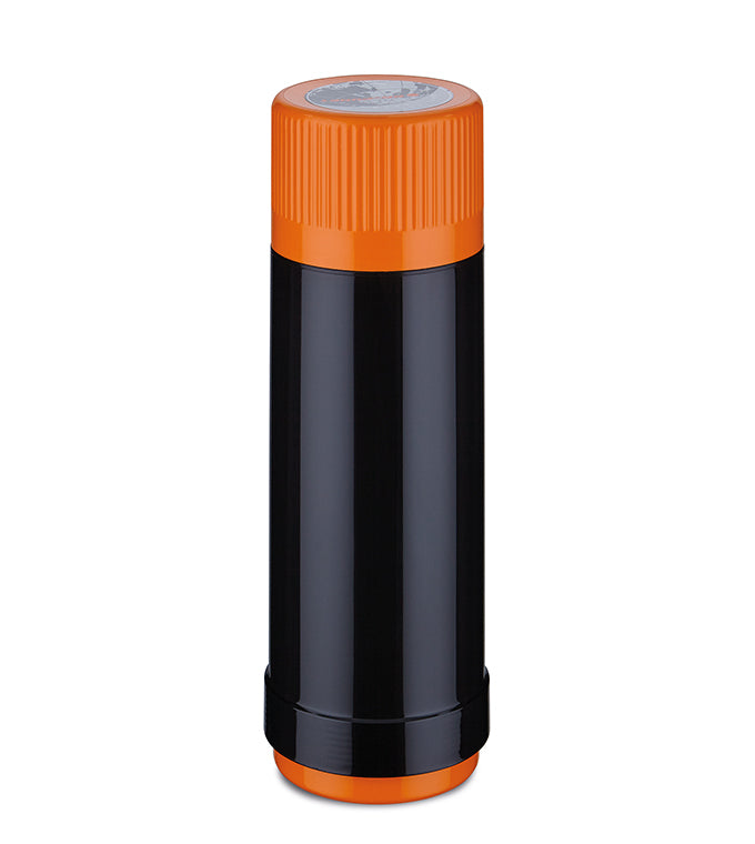 Isolierflasche 40 MAX –Electric Edition– - 0,75 l | black/electric clementine