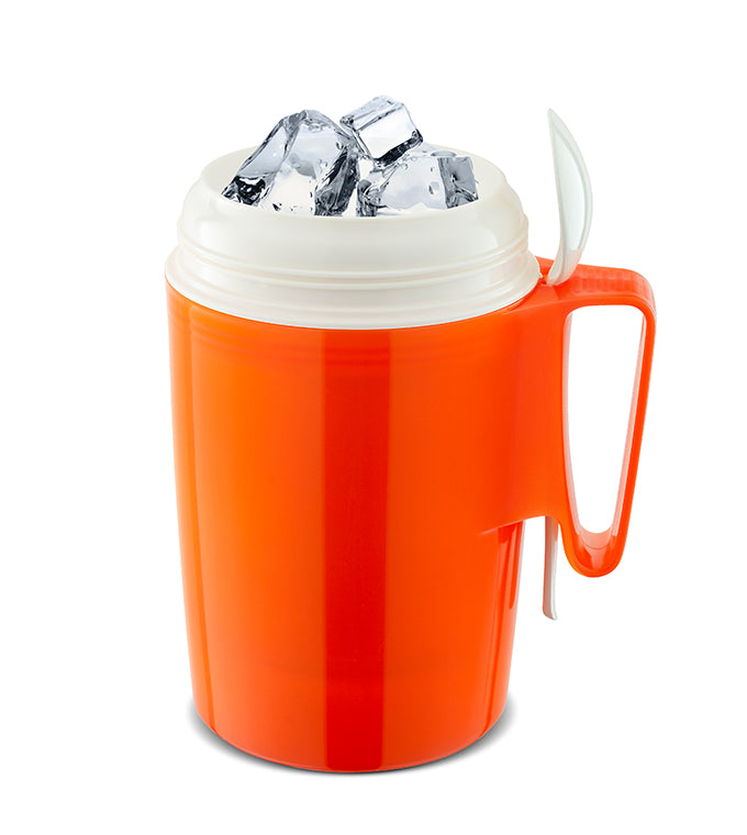 Isolier-Speisegefäß 850 DIRK - glossy orange