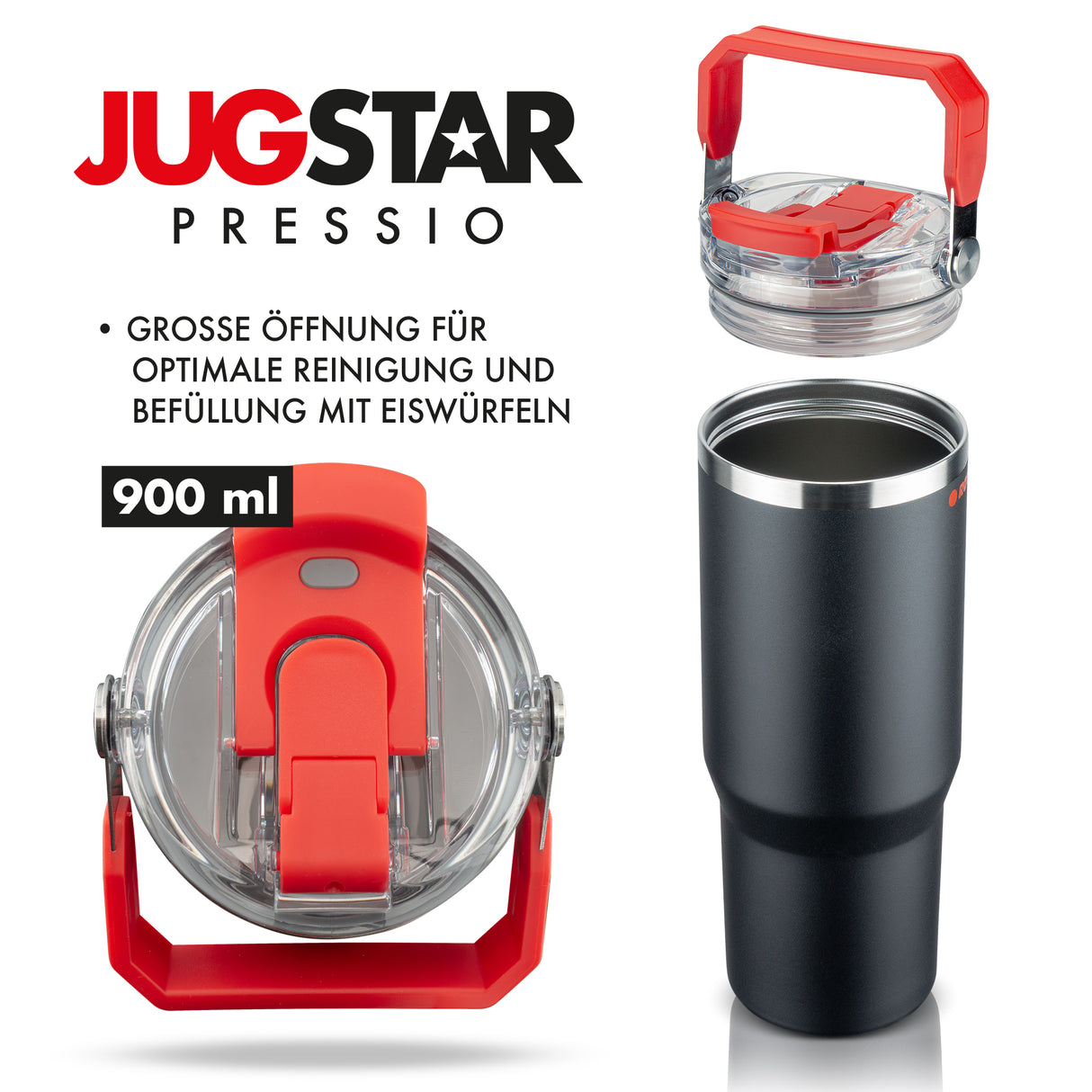 JUGSTAR PRESSIO TUMBLER - Edelstahlbecher