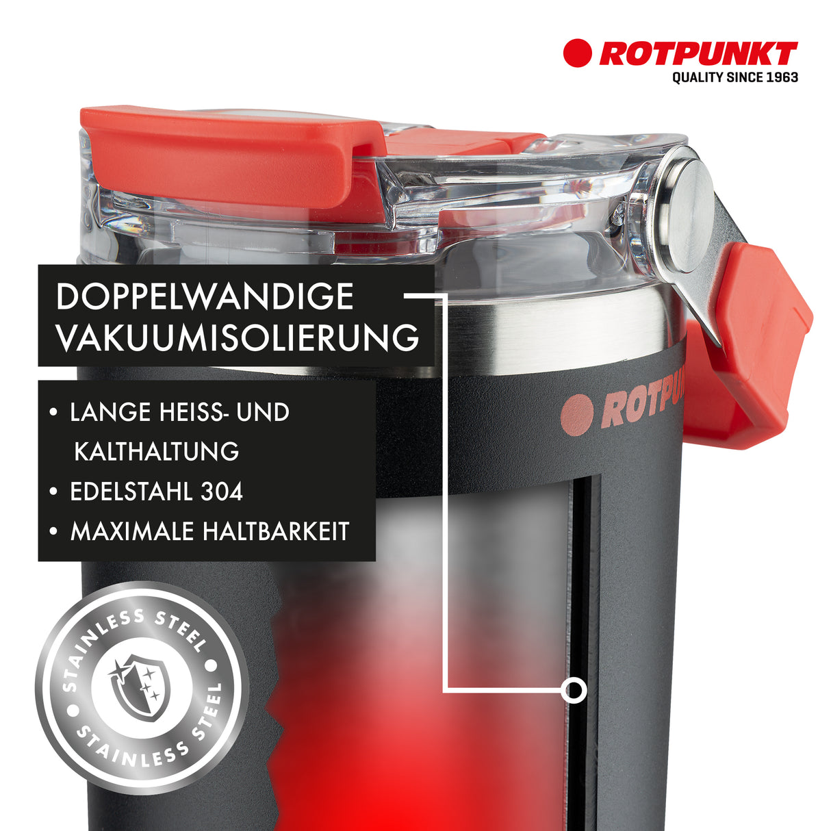 JUGSTAR PRESSIO TUMBLER - Edelstahlbecher