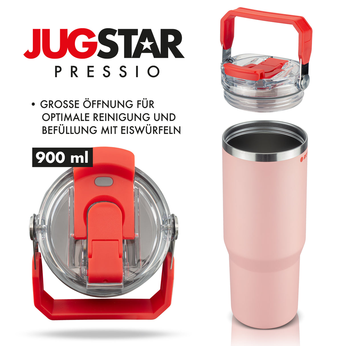 JUGSTAR PRESSIO TUMBLER - Edelstahlbecher