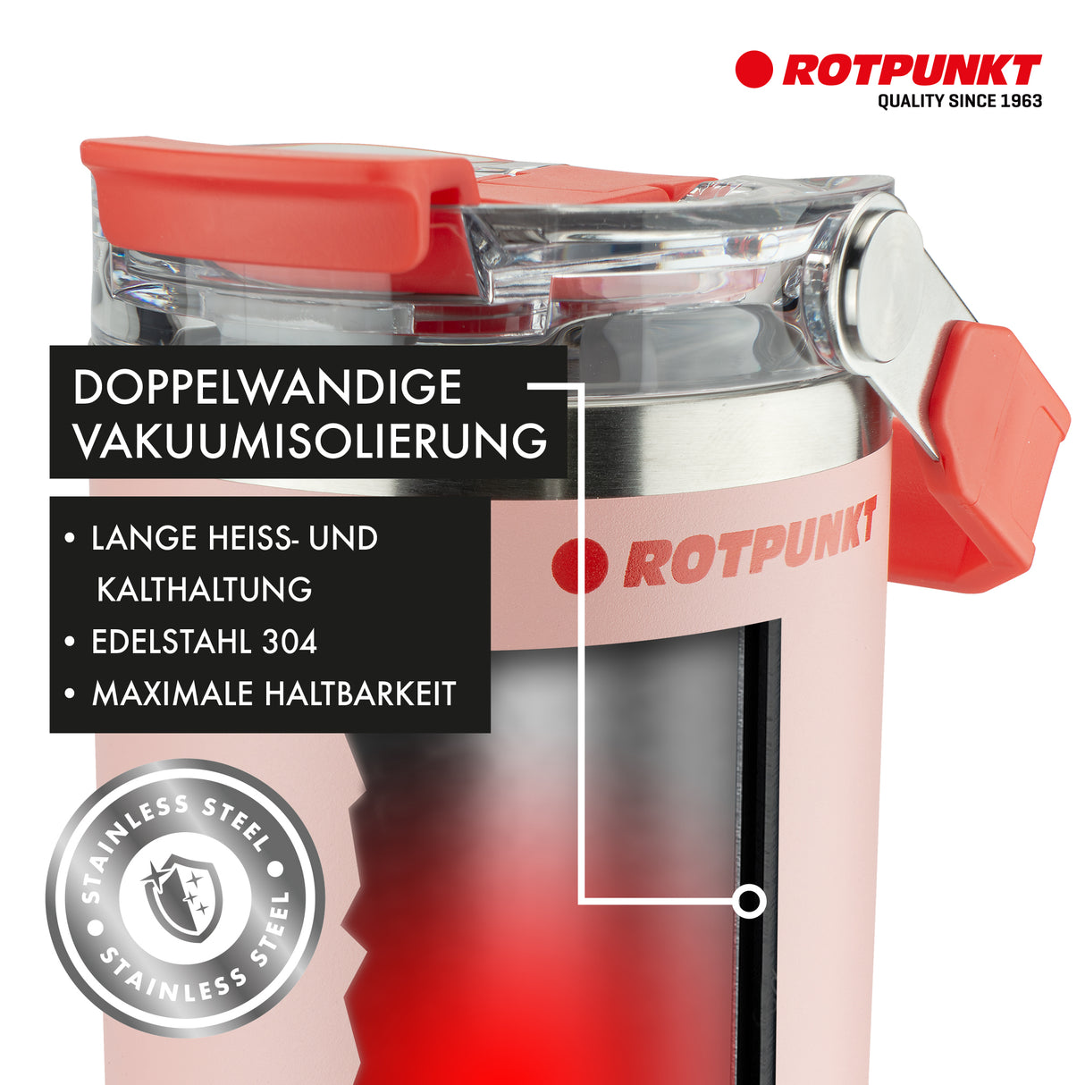 JUGSTAR PRESSIO TUMBLER - Edelstahlbecher