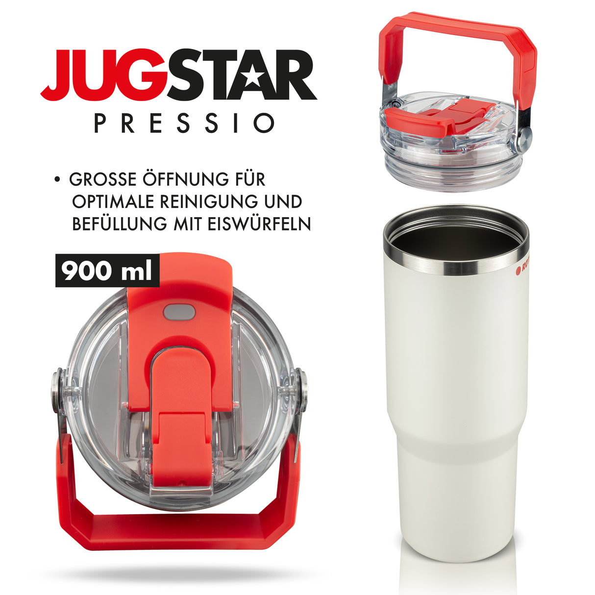 JUGSTAR PRESSIO TUMBLER - Edelstahlbecher