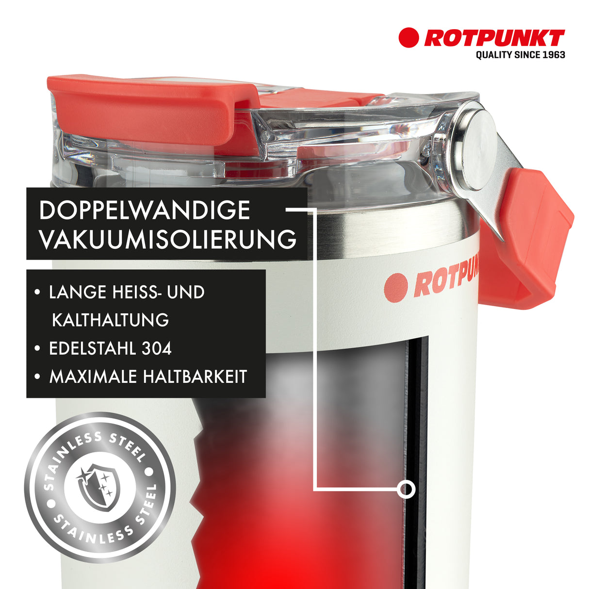 JUGSTAR PRESSIO TUMBLER - Edelstahlbecher