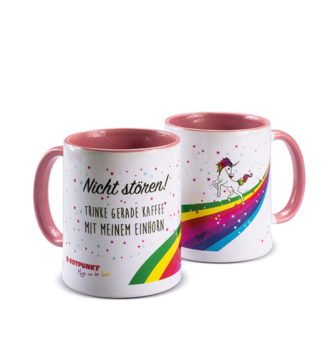 Einhorn-Tassen - 1x Keramik / Motiv 1