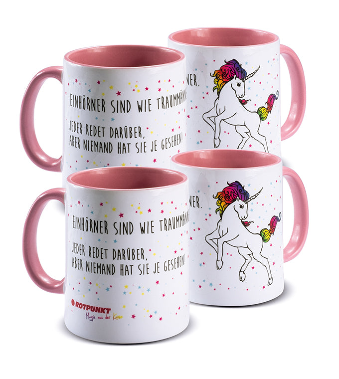 Einhorn-Tassen - 2x Keramik / Motiv 2