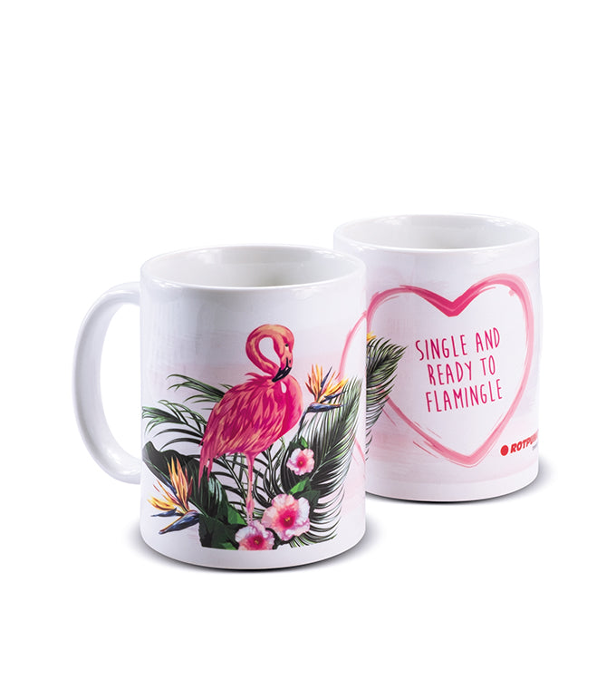 Flamingo-Tassen - 1x Keramik / Motiv 3