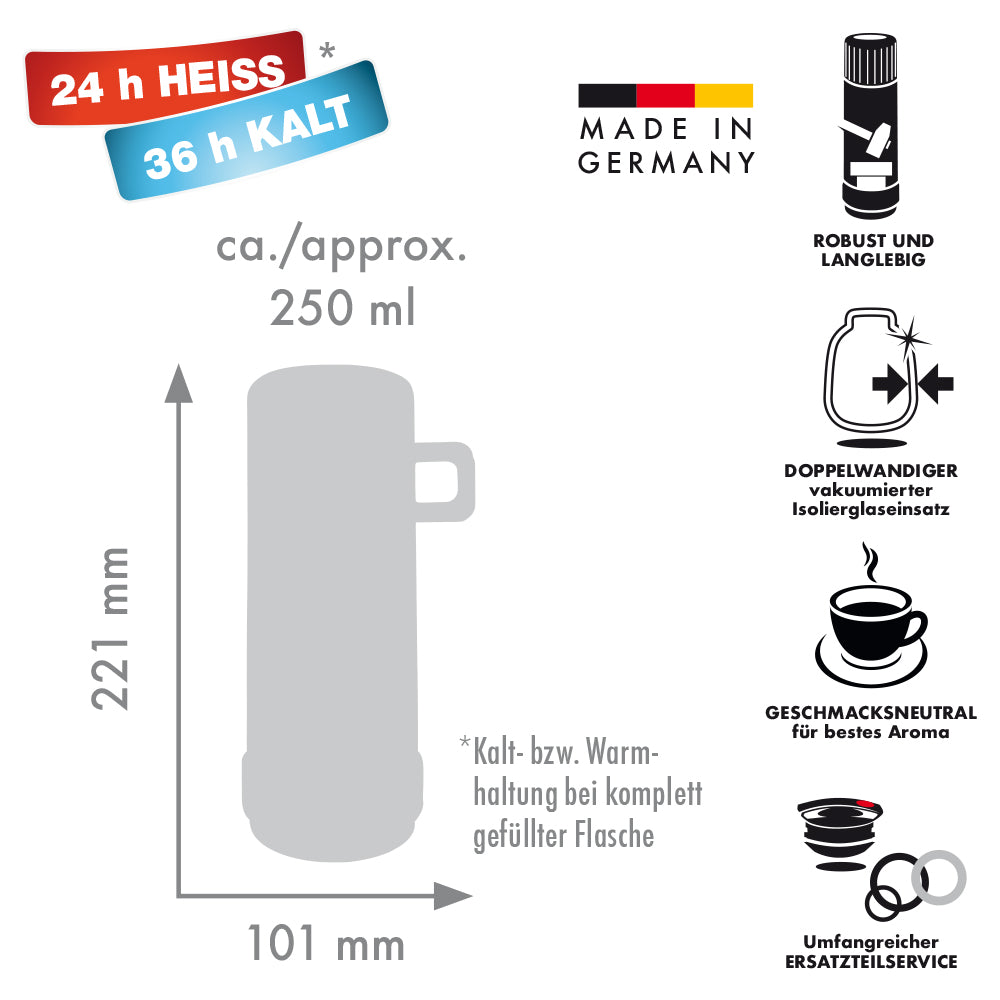 Isolierflasche 60 JESPER - 0,25 l | vanilla