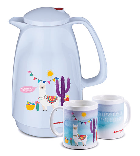 Lama-Set polar - mit 1 Keramiktasse / Motiv 3