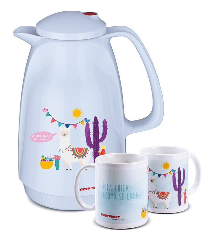 Lama-Set polar - mit 1 Keramiktasse / Motiv 4