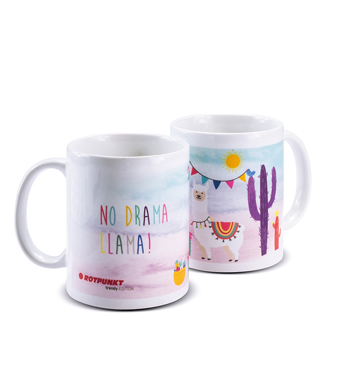 Lama-Tassen - 1x Keramik / Motiv 1
