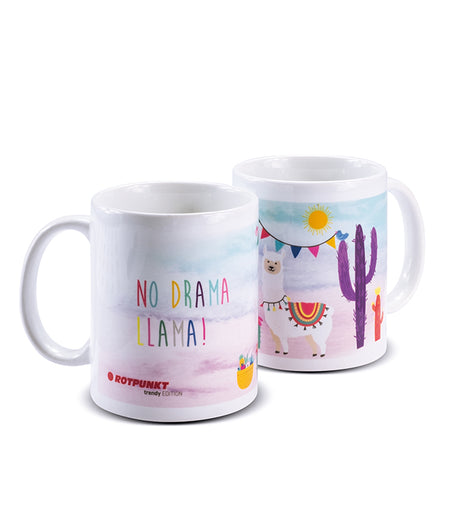 Lama-Tassen - 1x Keramik / Motiv 1