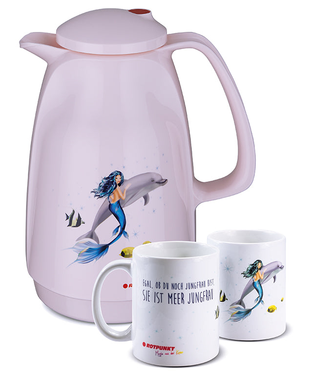 Meerjungfrau-Set cherry blossom - mit 1 Keramiktasse / Motiv 2