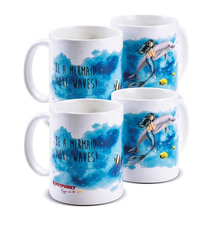 Meerjungfrau-Tassen - 2x Keramik / Motiv 1