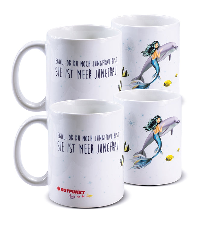 Meerjungfrau-Tassen - 2x Keramik / Motiv 2