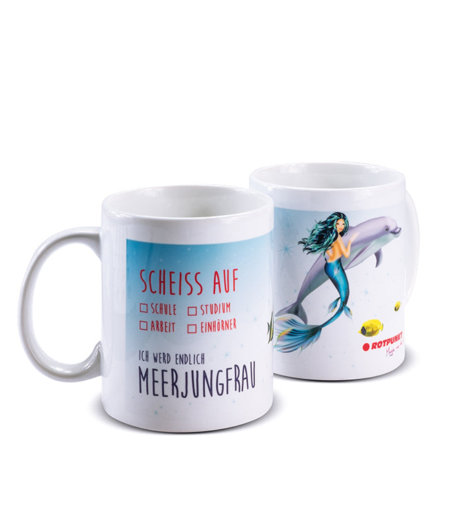 Meerjungfrau-Tassen - 1x Keramik / Motiv 3