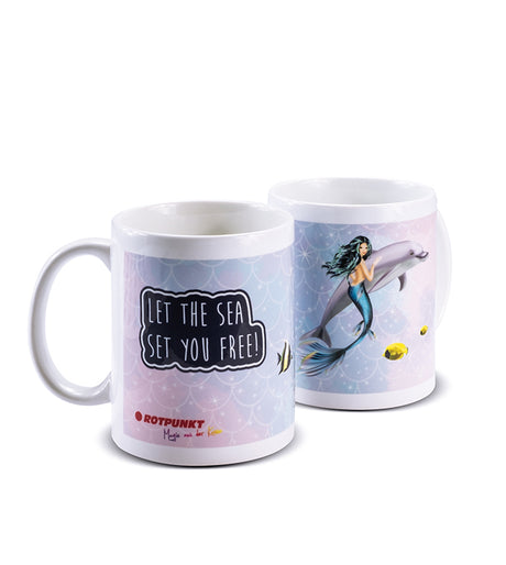 Meerjungfrau-Tassen - 1x Keramik / Motiv 4
