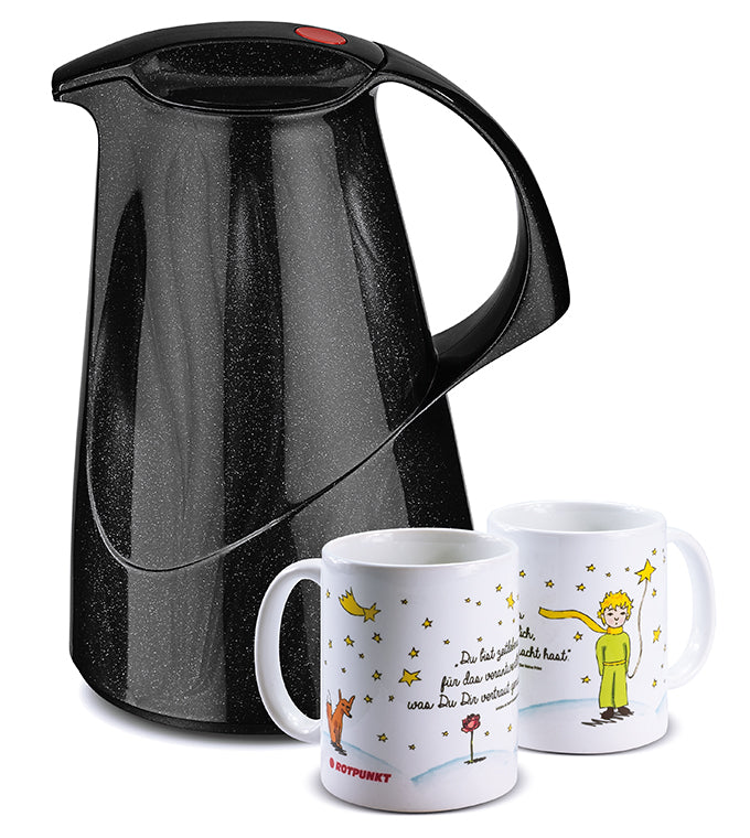 Set Der Prinz & sein Fuchs black - mit 1 Keramiktasse / Motiv 3