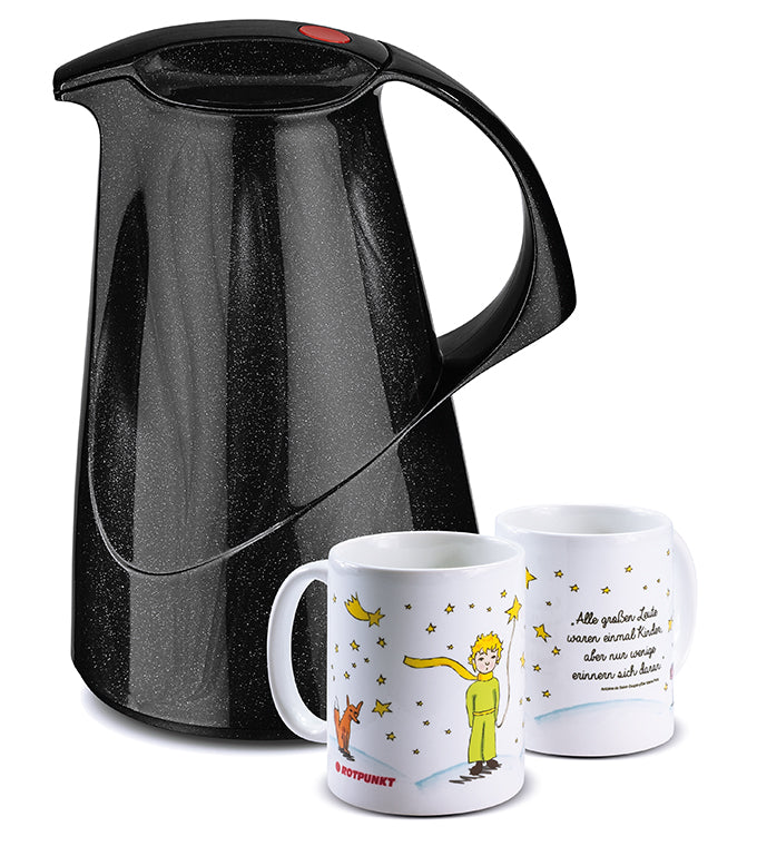 Set Der Prinz & sein Fuchs black - mit 1 Keramiktasse / Motiv 4