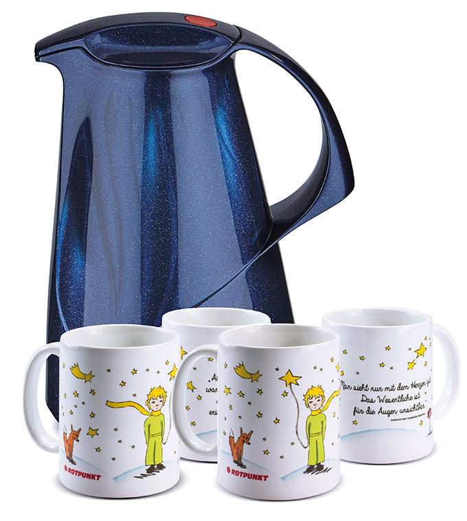 Set Der Prinz & sein Fuchs - mit 2 Keramiktassen / Motiv 1 und 4