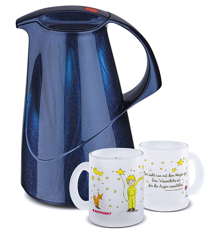 Set Der Prinz & sein Fuchs - mit 1 Milchglastasse / Motiv 1