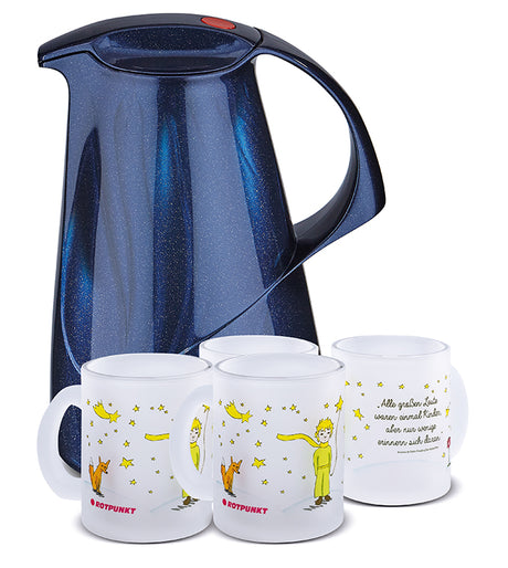 Set Der Prinz & sein Fuchs - mit 2 Milchglastassen / Motiv 4