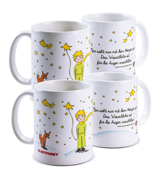 Tassen Der Prinz & sein Fuchs - 2x Keramik / Motiv 1