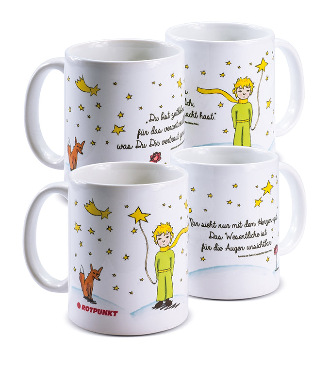 Tassen Der Prinz & sein Fuchs - 2x Keramik / Motiv 1 und 3