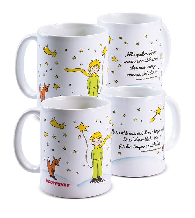 Tassen Der Prinz & sein Fuchs - 2x Keramik / Motiv 1 und 4