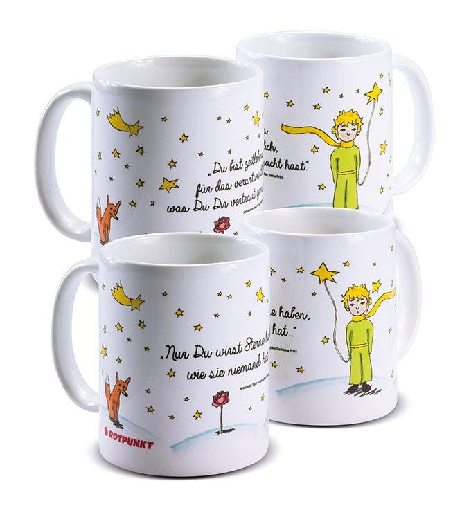 Tassen Der Prinz & sein Fuchs - 2x Keramik / Motiv 2 und 3