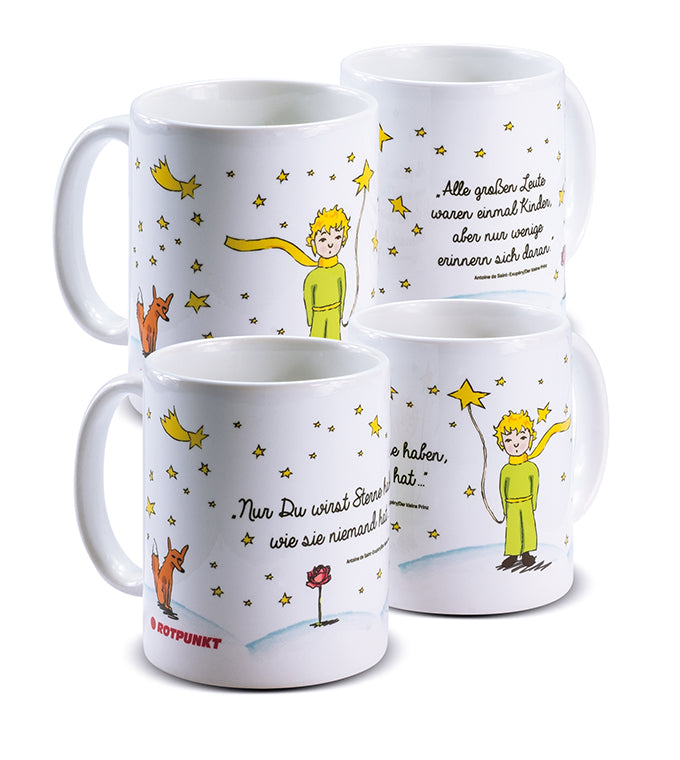 Tassen Der Prinz & sein Fuchs - 2x Keramik / Motiv 2 und 4
