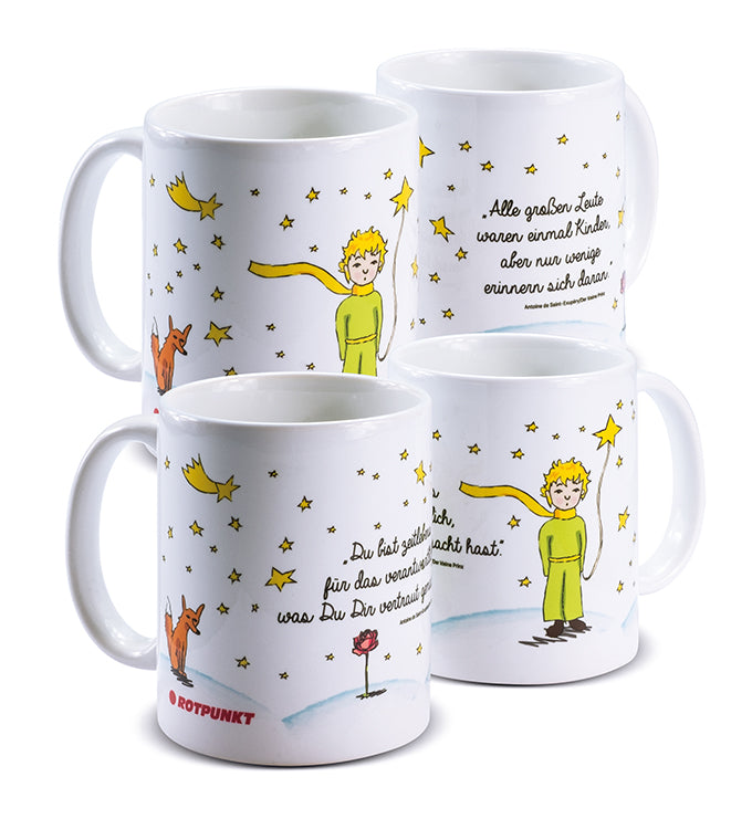 Tassen Der Prinz & sein Fuchs - 2x Keramik / Motiv 3 und 4