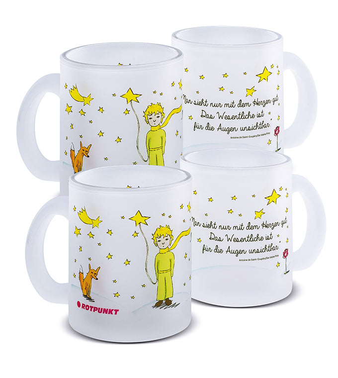 Tassen Der Prinz & sein Fuchs - 2x Milchglas / Motiv 1