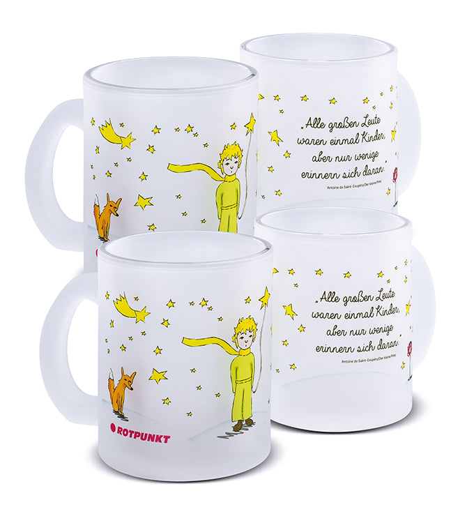 Tassen Der Prinz & sein Fuchs - 2x Milchglas / Motiv 4