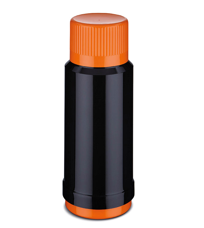 Isolierflasche 40 MAX - 1,0 l | black/electric clementine