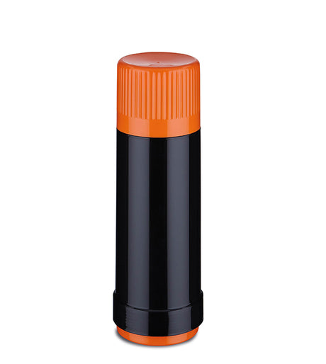 Isolierflasche 40 MAX - 0,5 l | black/electric clementine