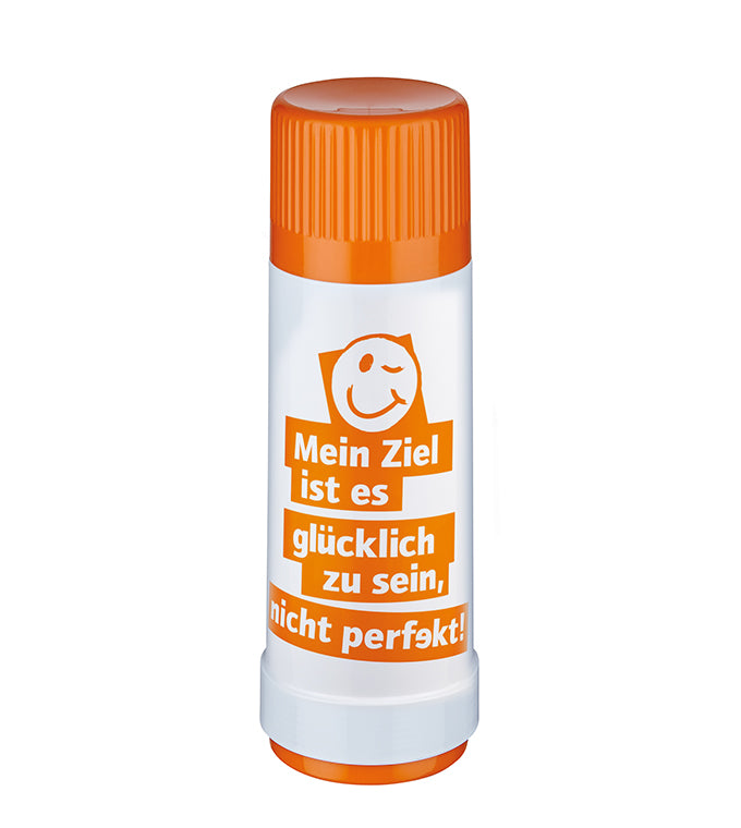 ARCHIV_Isolierflasche 40 MAX „Mein Ziel“ - 0,75 l | polar/electric clementine