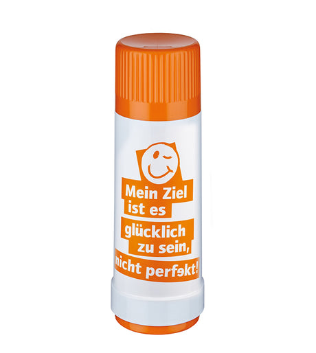 ARCHIV_Isolierflasche 40 MAX „Mein Ziel“ - 0,75 l | polar/electric clementine