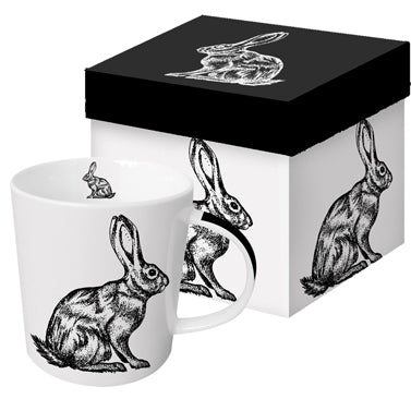 PAPERPRODUCTS DESIGN Trend Mug in rechteckiger Geschenkdose - Mod Rabbit black