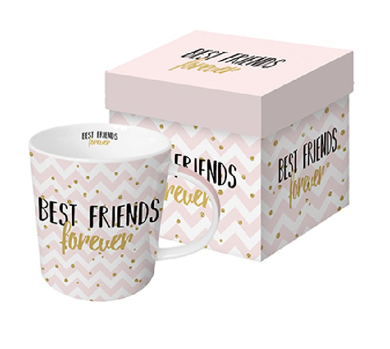 PAPERPRODUCTS DESIGN Trend Mug in rechteckiger Geschenkdose - Forever Friends pink
