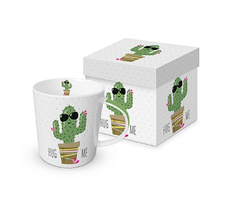 PAPERPRODUCTS DESIGN Trend Mug in rechteckiger Geschenkdose - Hug Me Cactus