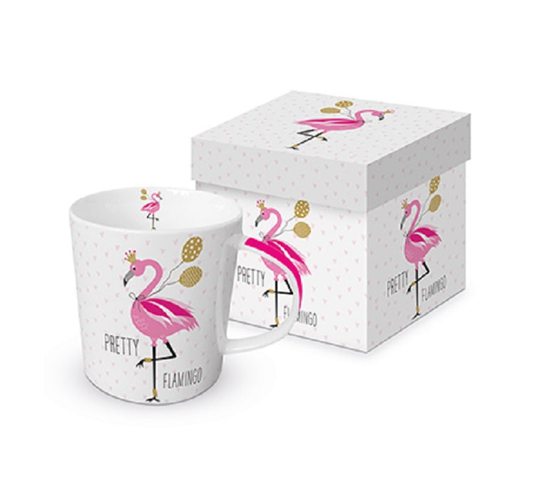 PAPERPRODUCTS DESIGN Trend Mug in rechteckiger Geschenkdose - Pretty Flamingo