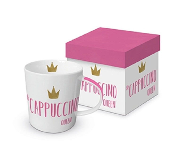 PAPERPRODUCTS DESIGN Trend Mug in rechteckiger Geschenkdose - Cappuccino Queen
